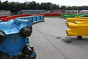 Wiesnaufbau 23.08.2009 (©Foto: Martin Schmitz)